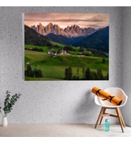 Dolomit Dağları Dekoratif Kanvas Tablo