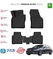 VOLVO S90 PLUG İN ARACA ÖZEL 3D PASPAS 2024 2025 2026 2027