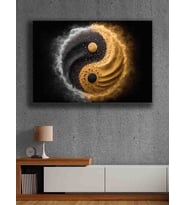 Koç stüdyo Modern tasarım kanvas tablo 50x70 (Çok Renkli)