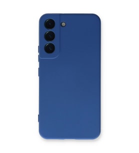 Samsung Galaxy S23 Kılıf Nano İçi Kadife Silikon - Mavi