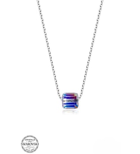 SWAROVSKİ TAŞLI  CRYSTAL 925 AYAR GÜMÜŞ KOLYE