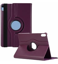 Apple iPad A16 Uyumlu 10,9 inç A3354 A3355 Döner Standlı Tablet Kılıfı (Mor)