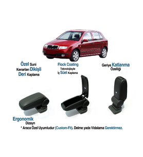 SKODA FABIA MK1 ARACA ÖZEL KOL DAYAMA KOLÇAK VİDASIZ 1999 2000 2001 2002 2003 2004 2005 2006 2007
