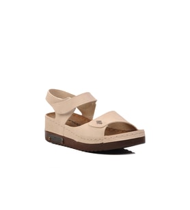Ayakmod 07-109RR Bej Kadın Sandalet