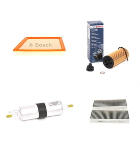 Bosch Filtre Bakım Seti BMW 2 SERİSİ 218 i Benzin 2014-2016 Hava + Yağ F + Yakıt F. + Polen Bosch