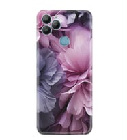 GM22 Kılıf HD Resim Baskılı Çiçek Mor StKd -028