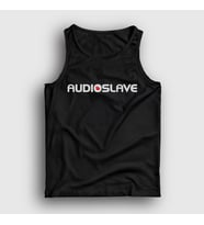 Presmono Unisex Beyaz Logo Rock Audioslave Atlet 544330tt (Siyah)