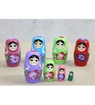 4'lü Ahşap Matruşka Alk3814