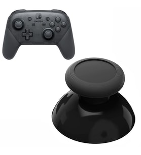 Nintendo Switch Pro Analog Topuz 3D Joystick Başlık Yedek Parça 2 Adet (Siyah)