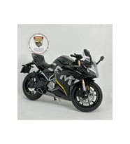 CFMOTO 250SR 1:12 Sesli Işıklı Diecast Motosiklet Modeli - Siyah