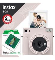 Instax SQ1 Beyaz Fotoğraf Makinesi ve 10lu Kare Film