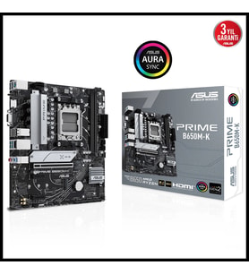 Asus Prıme B650m-k, 2xddr5, 2x M.2, D-sub, Hdmı, Am5 Soket Anakart