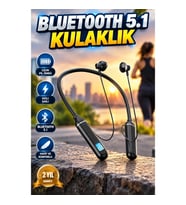 Uzun Pil Ömürlü Hızlı Şarjlı Kablosuz Bluetooth Kulaklık