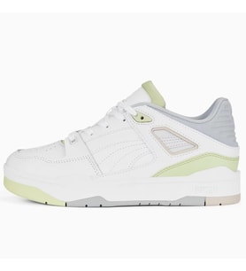 Puma Slipstream Women White Yellow Leather Sneaker Beyaz Sarı Kadın Hakiki Deri Günlük Spor Ayakkabı