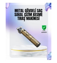 Mey İthalat® 4 Kılavuz Taraklı Profesyonel Saç ve Sakal Kesme Makinesi