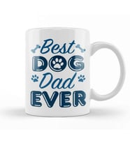 Best Dog Dad Ever 06 Kupa Bardak Porselen