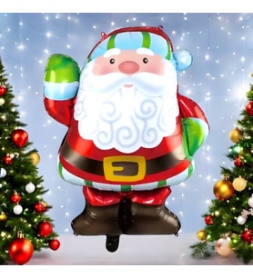 Noel Baba Şekil Folyo Balon 8392