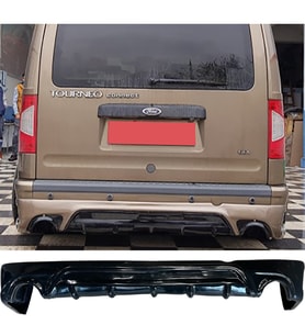 Ford Connect Arka Ek Difüzör Siyah Plastik 2008 2009 2010 2011 2012 2013 Arka-difizör-bodykit-ek