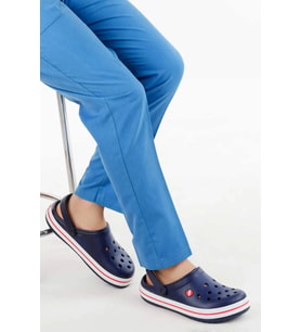 Akınal Bella Lacivert Unisex Sabo Terlik Hastane Terliği Lacivert-Beyaz