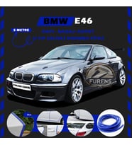 Bmw E46 Oto Araç Kapı Koruma Fitili 5metre Parlak Mavi Renk