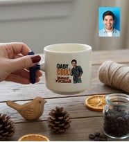 Kişiye Özel Karikatürlü Babaya Hediye Daddy Cool T Kupa Babalar Günü Hediyesi