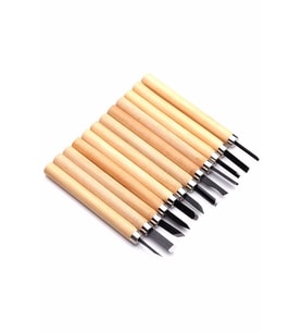 12 Parça Ahşap Oyma Hobi Heykel Set Ağaç Oyma Set Kalem Set Hobi Oyma Bıçakları