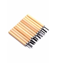 12 Parça Ahşap Oyma Hobi Heykel Set Ağaç Oyma Set Kalem Set Hobi Oyma Bıçakları