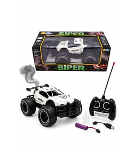 Siper Uzaktan Kumandalı Şarjlı Araba Duman Efektli Off-Road Arazi Aracı