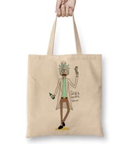 Rick and Morty 05 Bez Çanta Uzun Saplı
