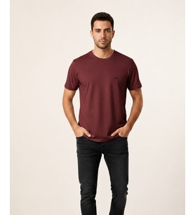 VİGOSS ERKEK O YAKA BASIC T-SHIRT 3124-03370