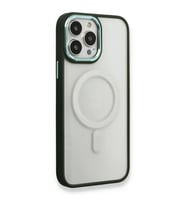 Apple İphone 14 Pro Max Kılıf Room Magneticsafe Silikon - Köknar Yeşili