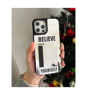 Aynalı Desenli Kolaj Xiaomi MI 11 Lite Uyumlu Telefon Kılıfı (Krem)