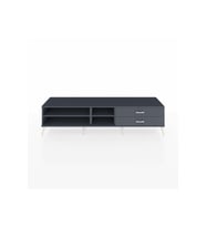 Hyperion TV Ünitesi 2 Raflı 2 Çekmeceli  220x44x51 Antrasit-Antrasit