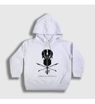 Presmono Unisex Çocuk Beyaz Cello Apocalyptica Kapüşonlu Sweatshirt 10993tt