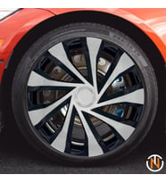 Kia Rio 16 İnç Jant Kapağı (Takım) Siyah Gri C124
