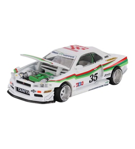 Mini GT 167 Nissan Skyline GT-R (R34) TAMIYA x KAIDO HOUSE "The GRASSHOPPER" V1 1/64 Model Araba (Çok Renkli)