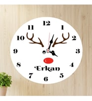 Kış Temalı Duvar Saati