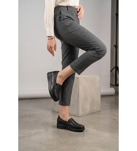 Papuç Sepeti 5248 Kadın Hakiki Deri Esnek Ultra Rahat Comfort Tam Ortopedik Anne Ayakkabısı