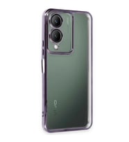 Vivo Y17s Kılıf Razer Lensli Silikon - Mor