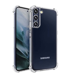 Samsung Galaxy S22 Plus Uyumlu Kılıf Zore Kamera Korumalı Nitro Anti Shock Silikon (Renksiz)