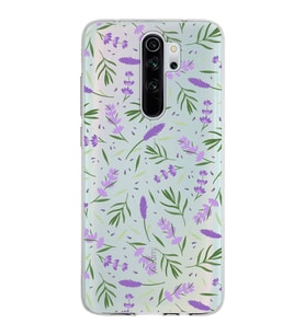 PrintiFy Xiaomi Redmi Note 8 Pro ile Uyumlu 1mm Slim Fit Water Color 3 Baskılı Şeffaf  Kılıf