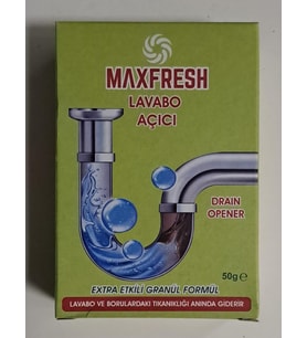 MAXFRESH LAVABO AÇICI 50 gr