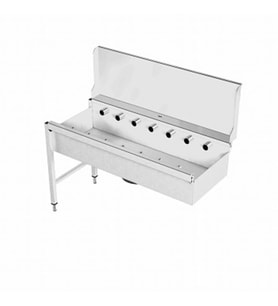 Electrolux Professional Derin Hazneli Ve Sırtlı Kısa Silindirli Konveyör, 1400 Mm HSSRDB14SB