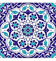 Armada Çini 20x20 Cm Ac 92 Osmanlı Mavi Beyaz Kütahya Çini Karo