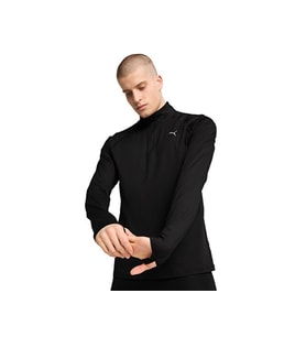 Puma Run Veloty Cldspn 1/4 Zip  M Erkek Koşu Sweatshirts 52662701 Renkli (Çok Renkli)