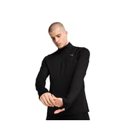 Puma Run Veloty Cldspn 1/4 Zip  M Erkek Koşu Sweatshirts 52662701 Renkli (Çok Renkli)