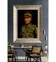 Gümüş Çerçeveli Atatürk Tablo ds383