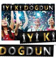 Püsküllü İyi Ki Doğdun Banner-