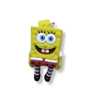 Sünger Bob Karepantolon Premium 3D Figürlü Bilek Kayışlı Anahtarlık - 1 ADET
