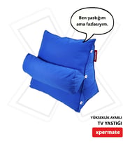 Sırt Destek Yastığı - Bel, Boyun Destekli Yastık TV Yastığı Okuma Yastığı Ameliyat Sonrası (Lacivert)